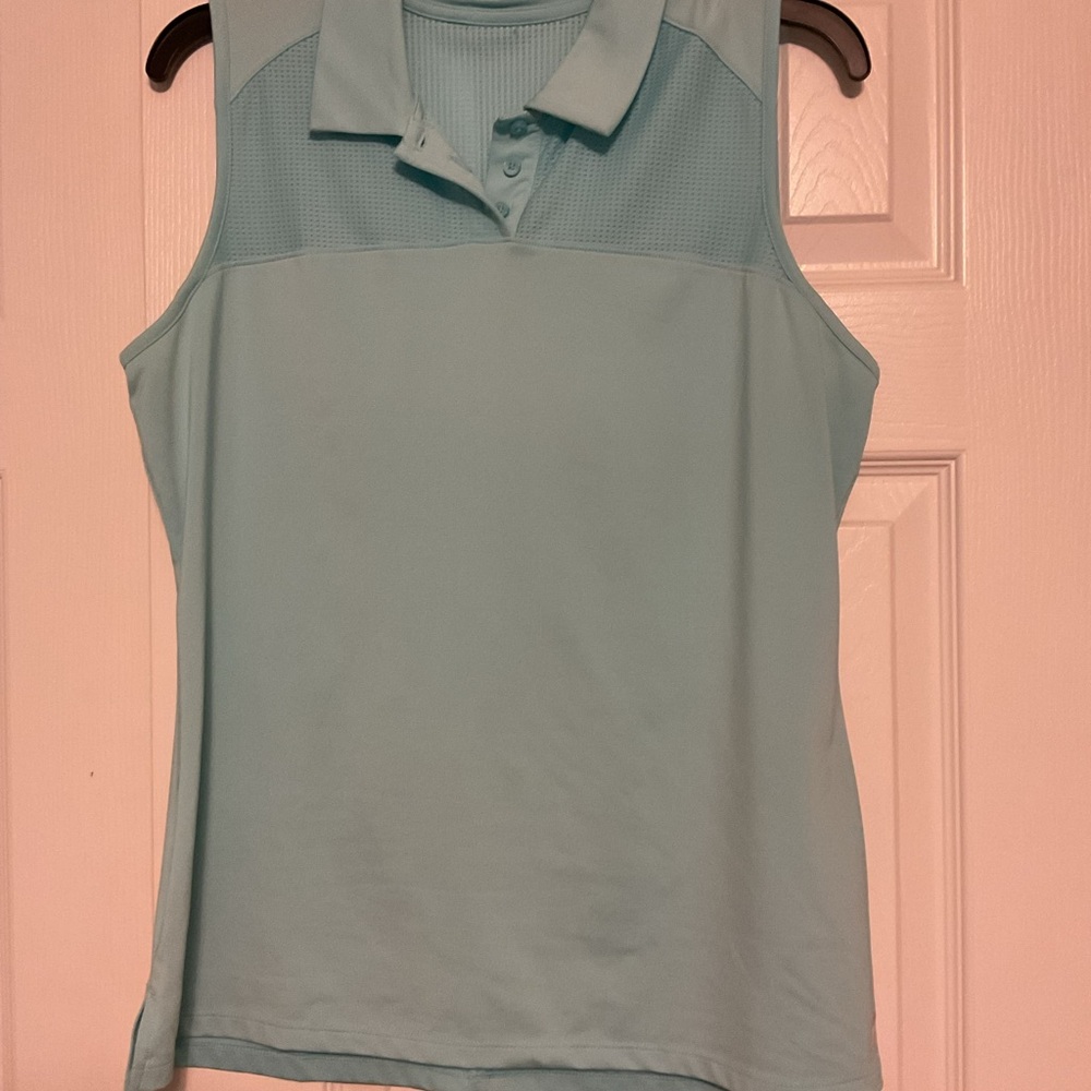 Fila Light Blue Sleeveless Golf Top